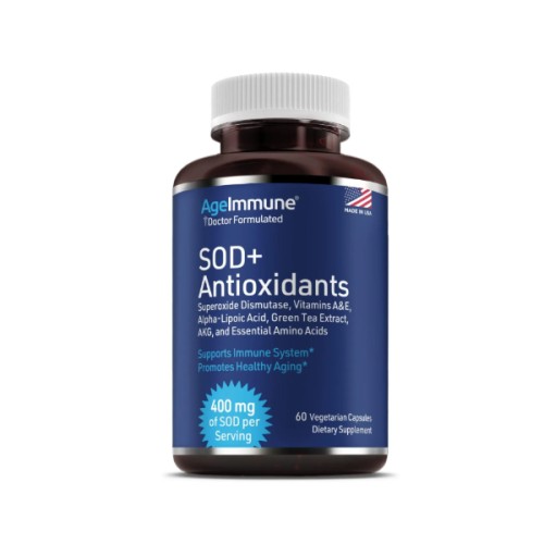 AgeImmune SOD Antioxidant Complex – Advanced Cellular & Immune Support
